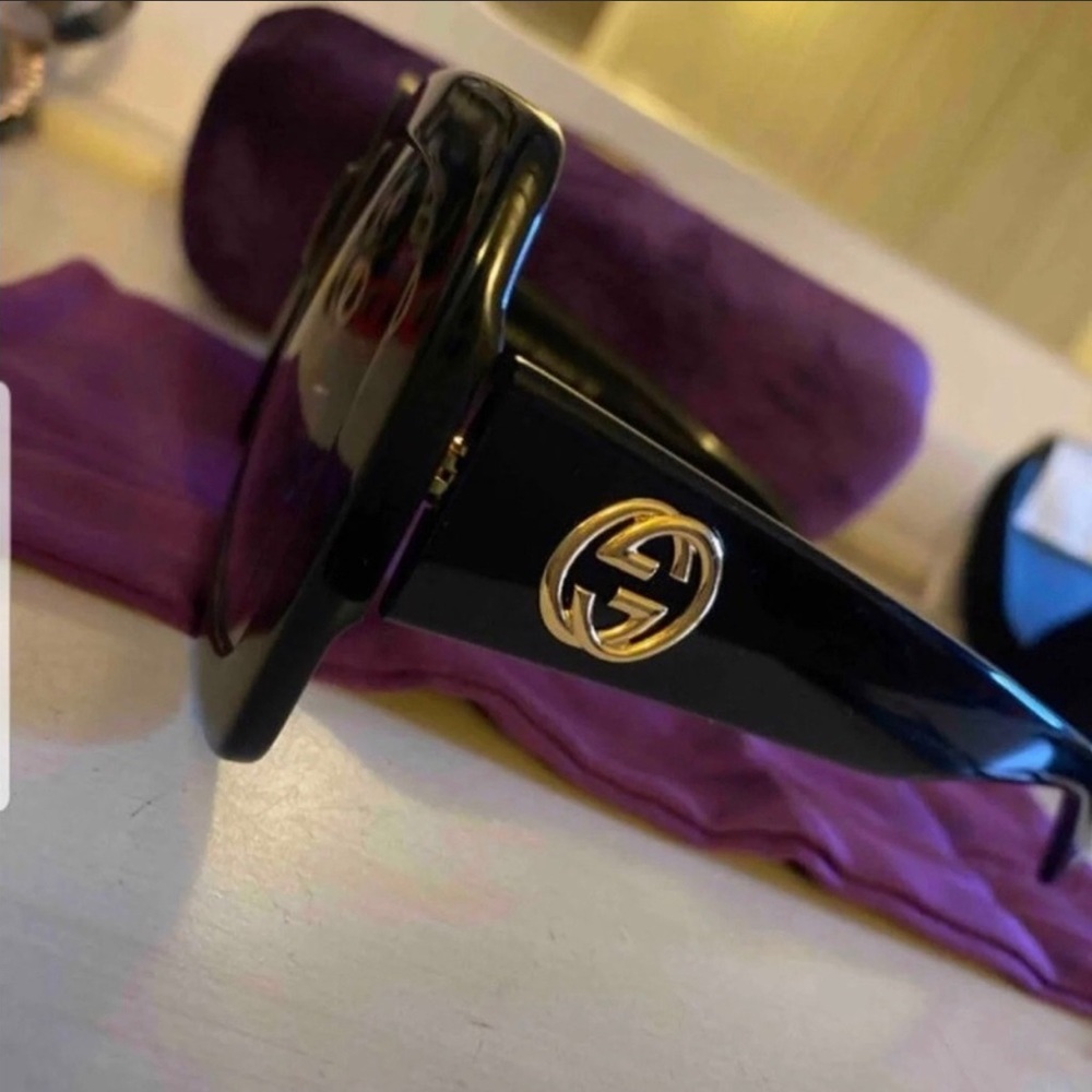GUCCI OVERSIZED SQUARE SUNGLASSES NWOT - Picture 7 of 11